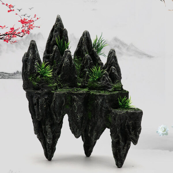 Landscaping Aquarium Decoration Large Rockery Chinese Style Stone Rockery Ornaments Aquatic Fish Tank Decorations