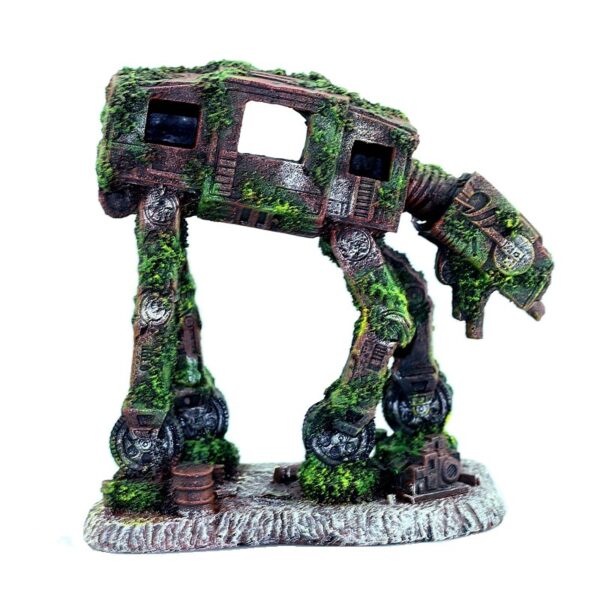 Aquarium Landscaping Autobot Robot Dog Resin Crafts - Image 3
