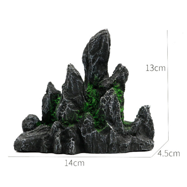 Landscaping Aquarium Decoration Large Rockery Chinese Style Stone Rockery Ornaments Aquatic Fish Tank Decorations - Image 9