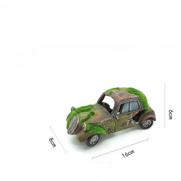 Flocking Moss Moss Vintage Car Antique Car Fish Tank Landscaping Decoration - Image 3