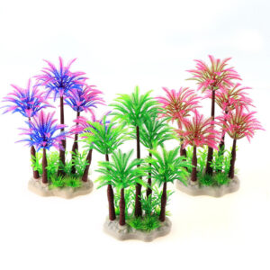 Fish Tank Landscape Simulation Water Plants Aquarium Decoration Rockery Fake Water Plants Small Fish Tank Set Decoration Prospect Plants