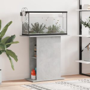 Vidaxl aquarium stand 75x36x72.5 cm processed wood concrete gray