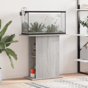 Vidaxl aquarium stand 75x36x72.5 cm processed wood gray sonoma