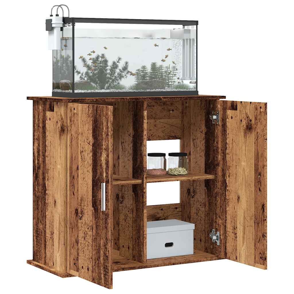 Vidaxx aquarium stand 81x36x73 cm processed wood, old wood-colored
